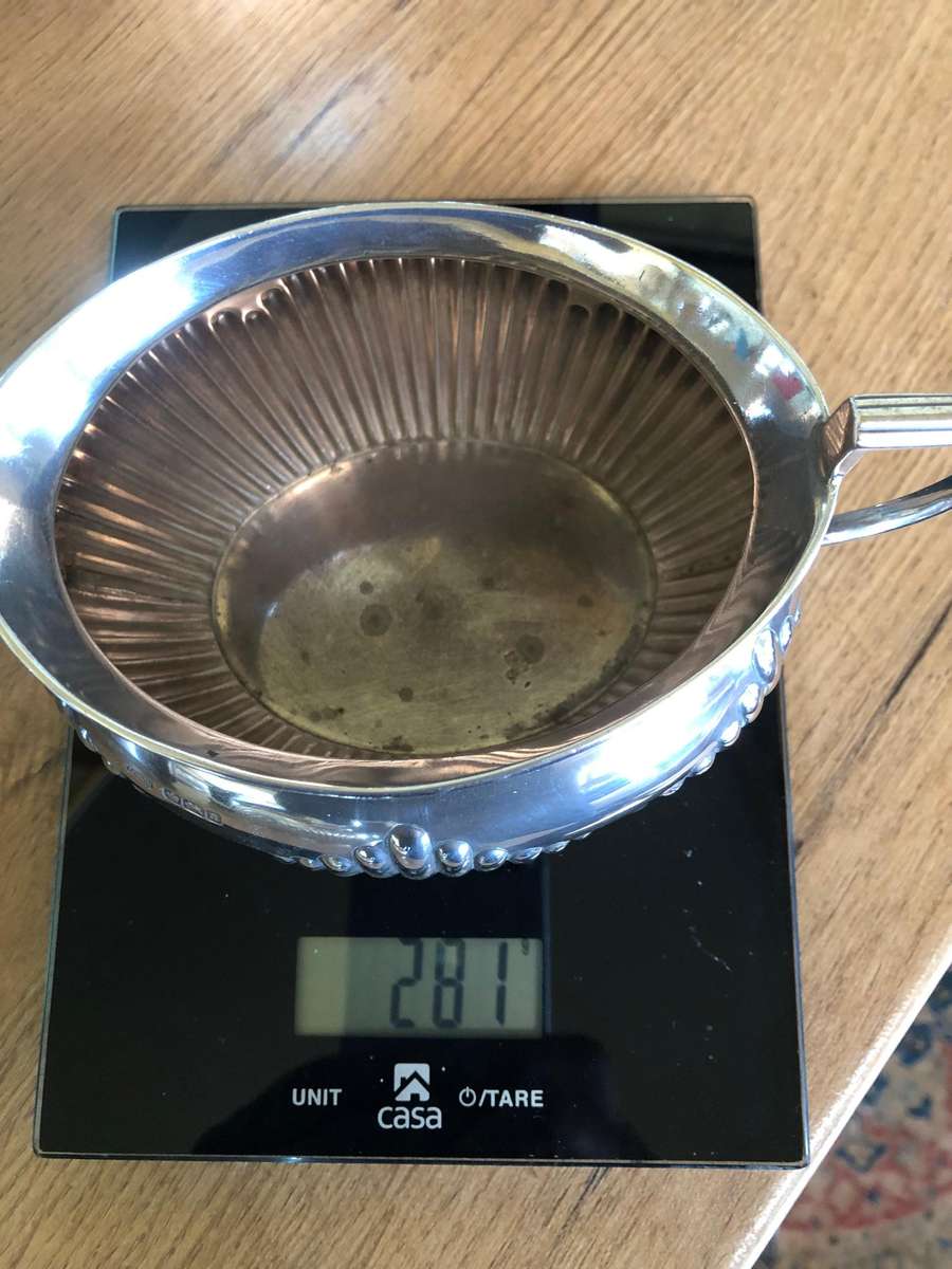 Sterling Silver Sheffield Hallmarked 3 Piece Tea Set