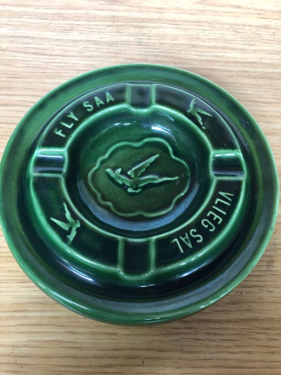 Lovely vintage collectable South African Airways ashtray