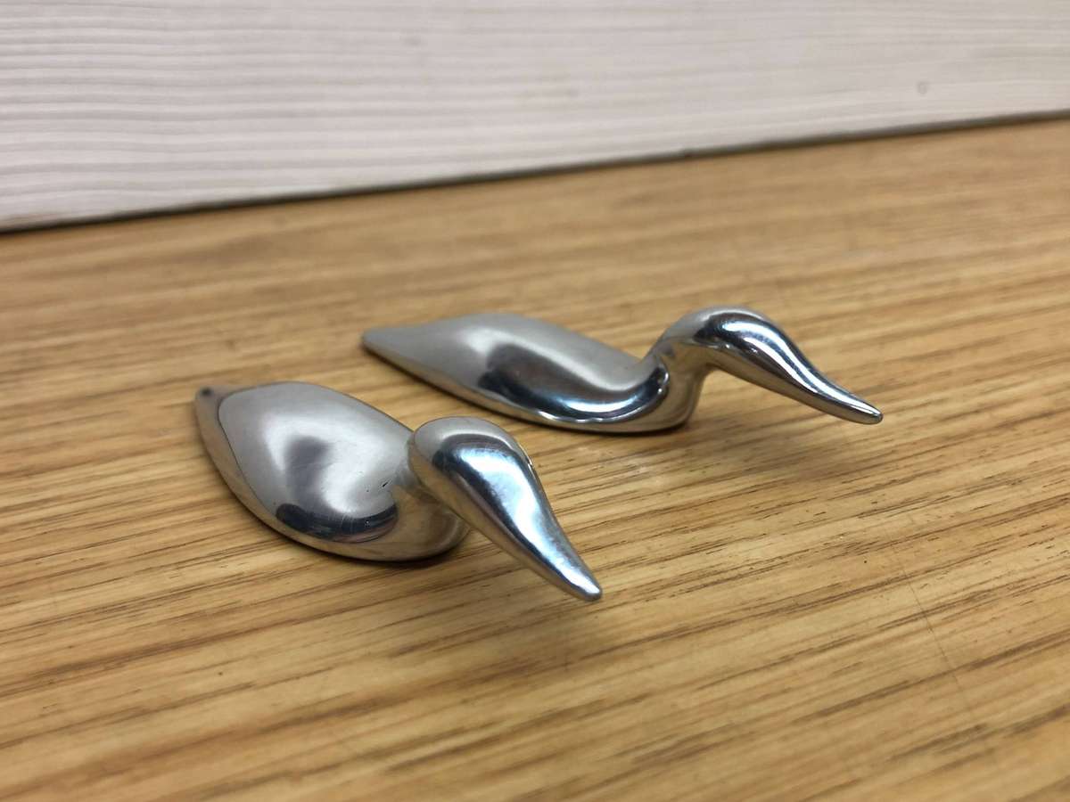 Pair of Hoselton ducks - limited edition numbered 181 - signed