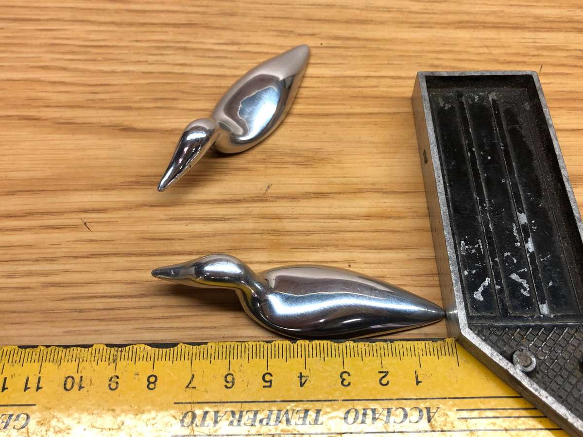 Pair of Hoselton ducks - limited edition numbered 181 - signed