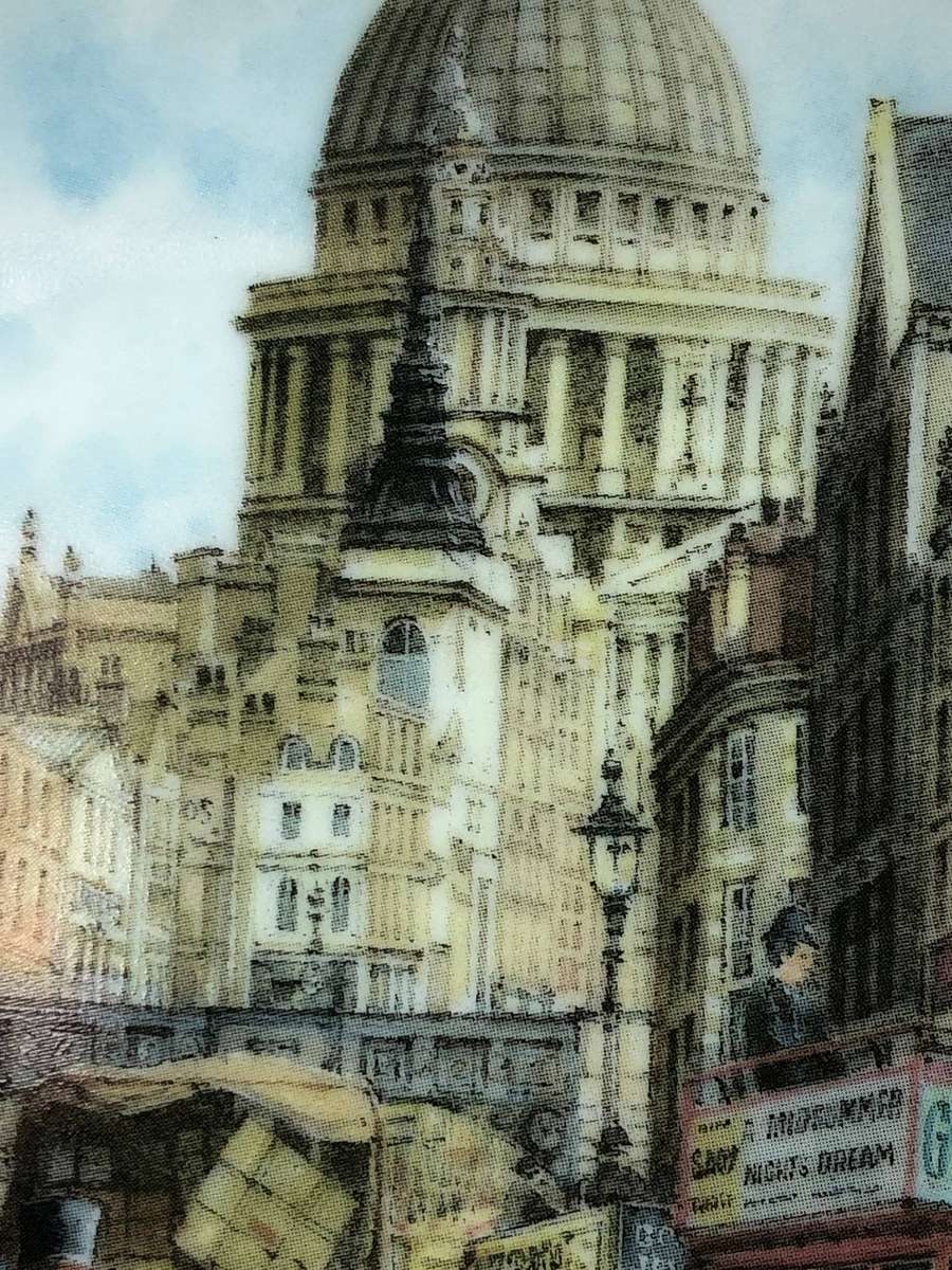 Davenport Pottery "The Flower Seller" Display Plate No 6152C - Cries of London series