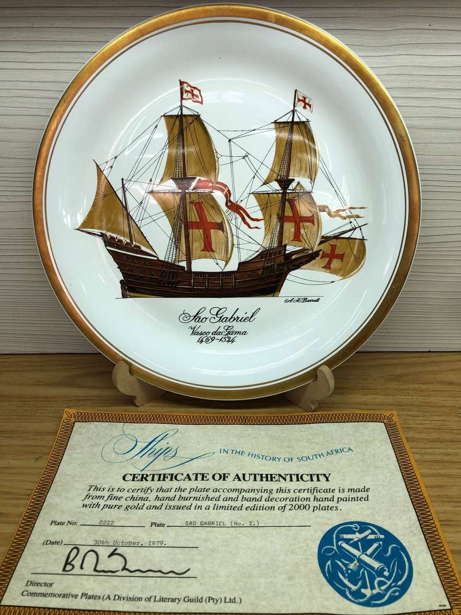 Limited edition No 222/2000 Ships of South Africa series c1979 with certificate