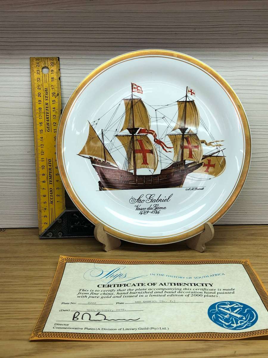 Limited edition No 222/2000 Ships of South Africa series c1979 with certificate
