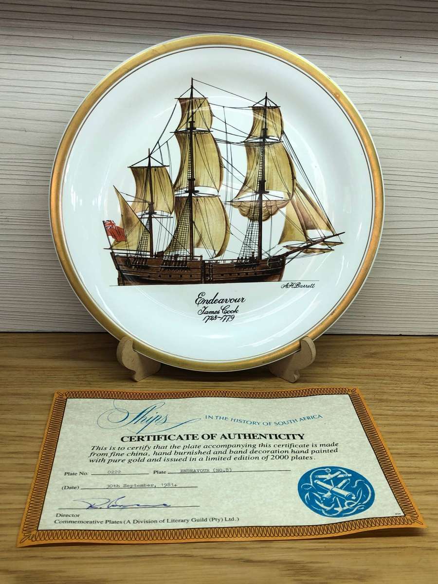 Limited edition No 222/2000 Ships of South Africa series c1981 with certificate