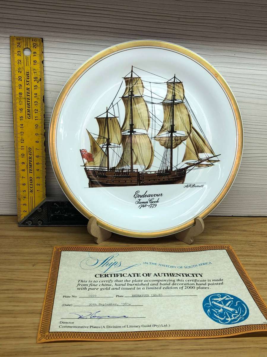 Limited edition No 222/2000 Ships of South Africa series c1981 with certificate