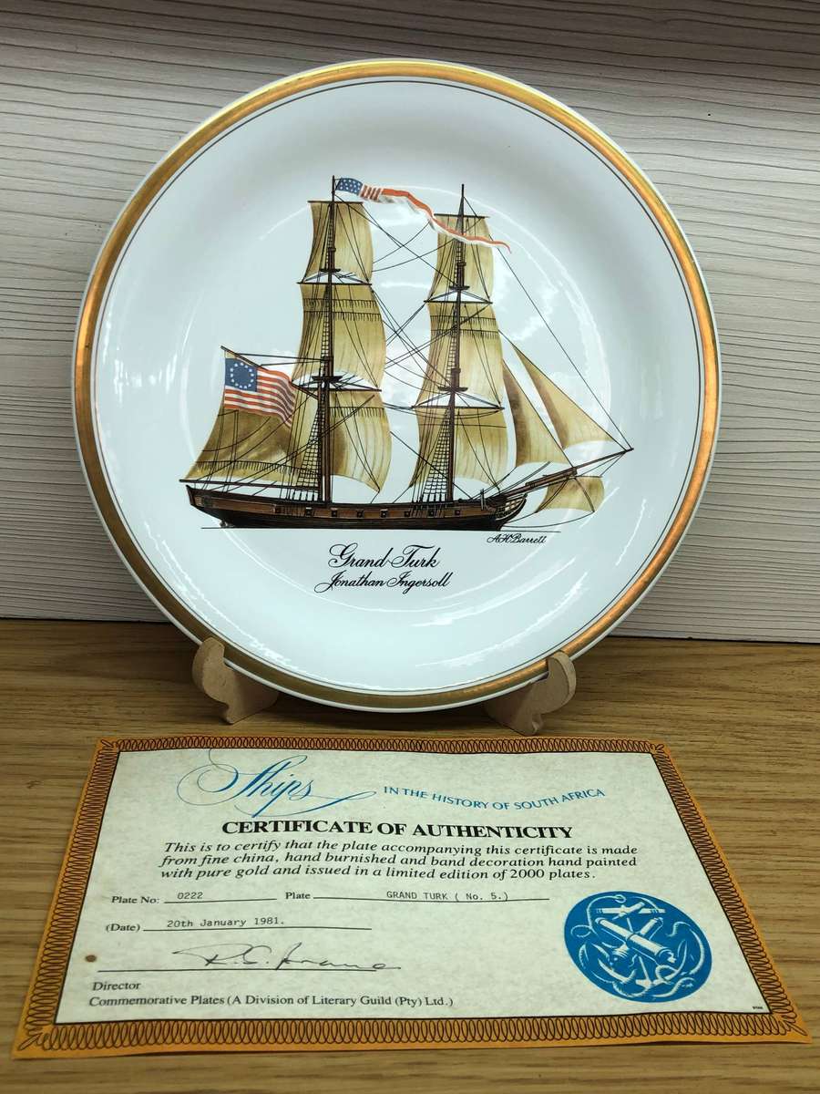 Limited edition No 222/2000 Ships of South Africa series c1981 with certificate