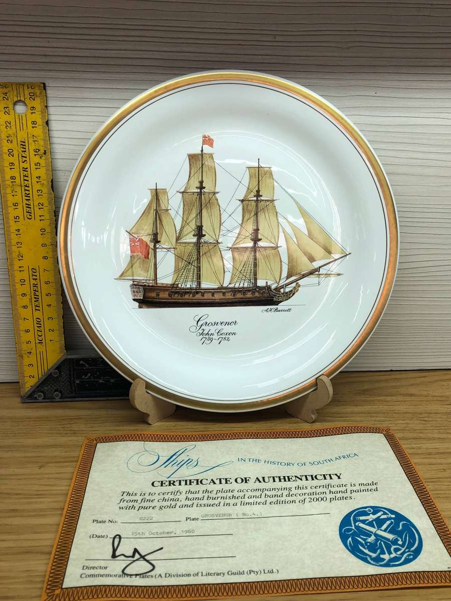 Limited edition No 222/2000 Ships of South Africa series c1980 with certificate