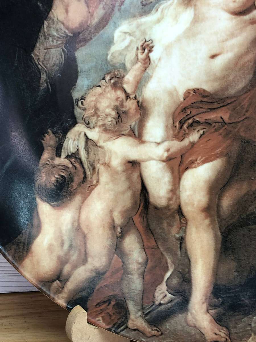 Le Conseguenze della guerra Seltmann Weiden Bavaria Porcelain Charger "The Consequences Of War"