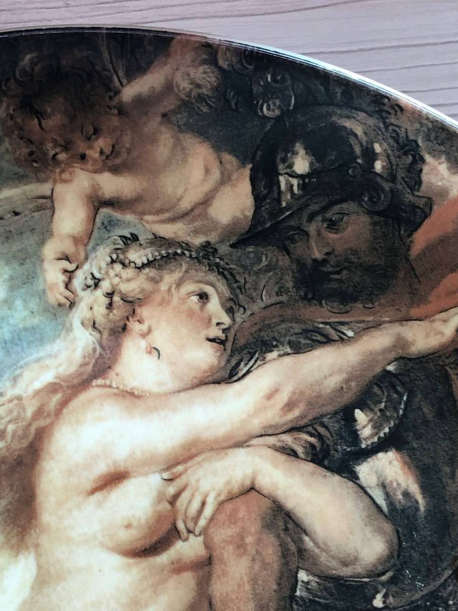 Le Conseguenze della guerra Seltmann Weiden Bavaria Porcelain Charger "The Consequences Of War"