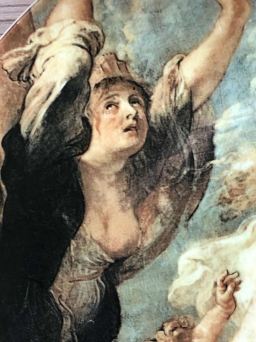 Le Conseguenze della guerra Seltmann Weiden Bavaria Porcelain Charger "The Consequences Of War"