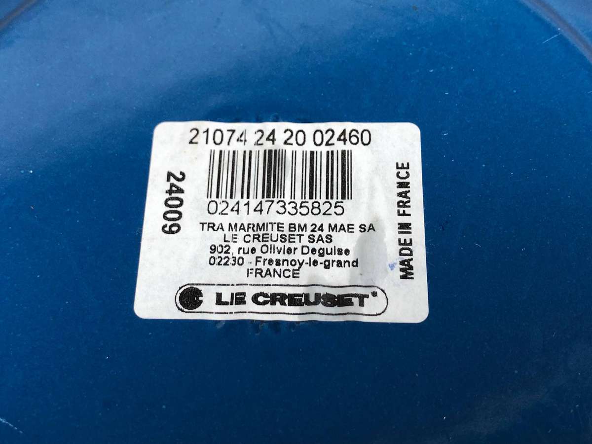 Signature Tramartine 24cm Le Creuset pot , brand new - unused