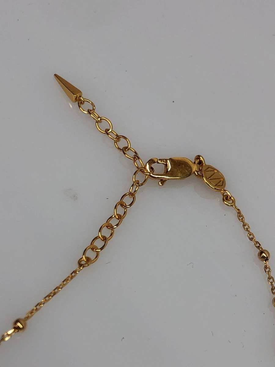 Box set 18k gold plated 925 sterling silver with Amazonite Missoma Luna necklace and earring set