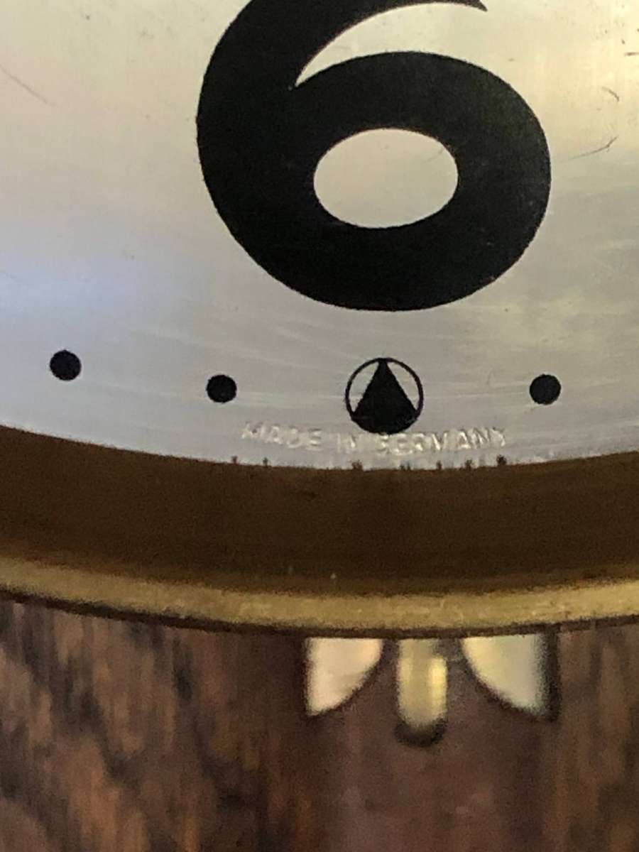 19th C Junghans old oak cased chiming wall clock - full working order with the key - circa 1890