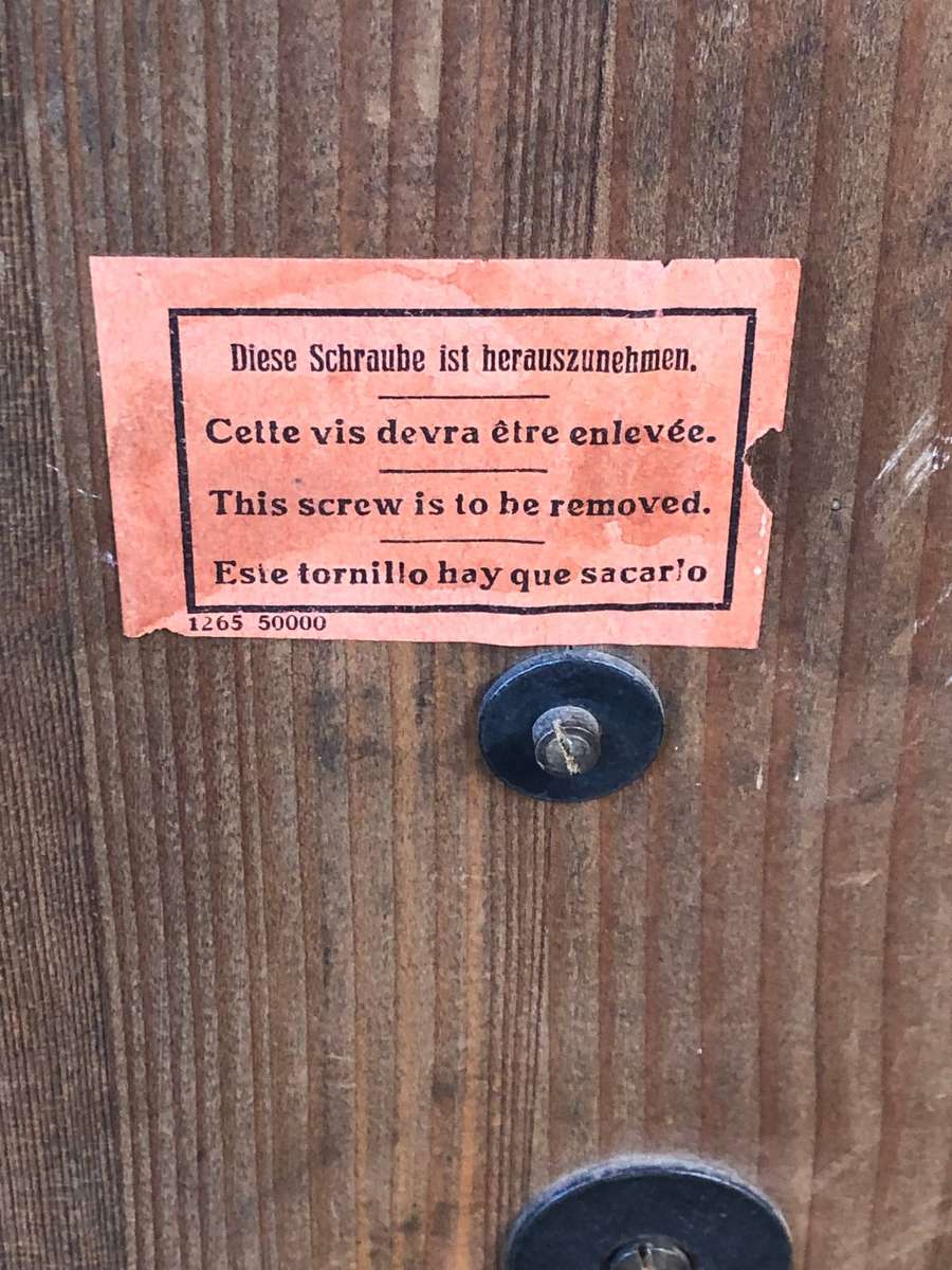 19th C Junghans old oak cased chiming wall clock - full working order with the key - circa 1890