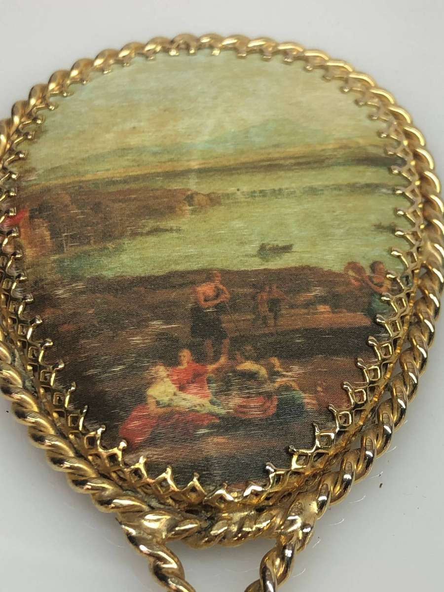 Interesting lot of item , small hand mirror , note pad and a coin purse