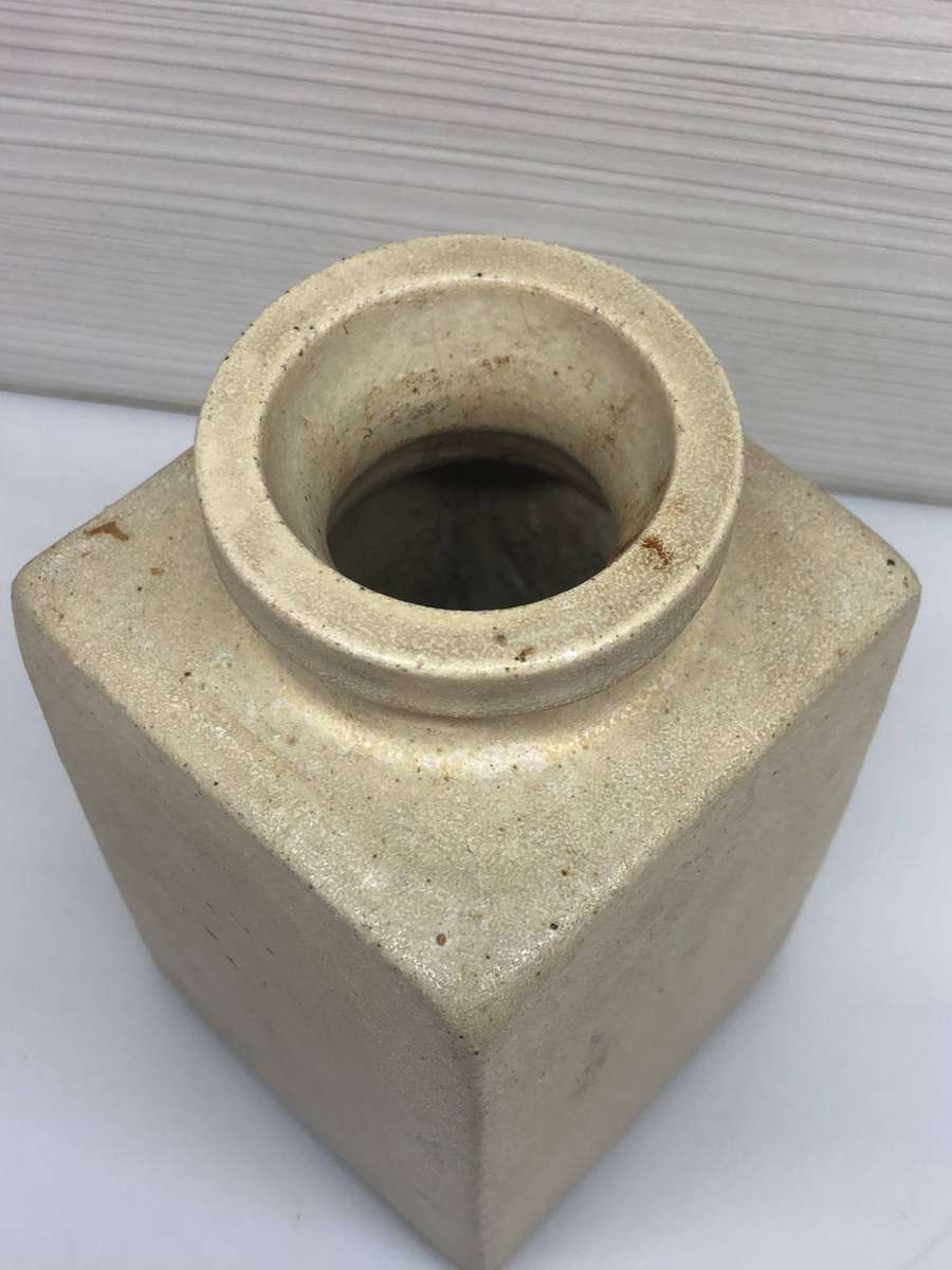 Thaba Bosigo - Peter Hayes Pottery Lesotho (South African) c1970's Square bottle vase
