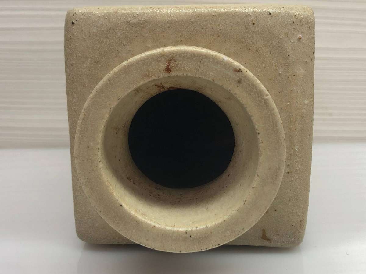 Thaba Bosigo - Peter Hayes Pottery Lesotho (South African) c1970's Square bottle vase