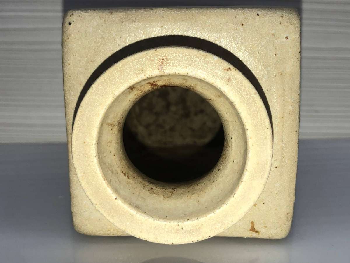 Thaba Bosigo - Peter Hayes Pottery Lesotho (South African) c1970's Square bottle vase