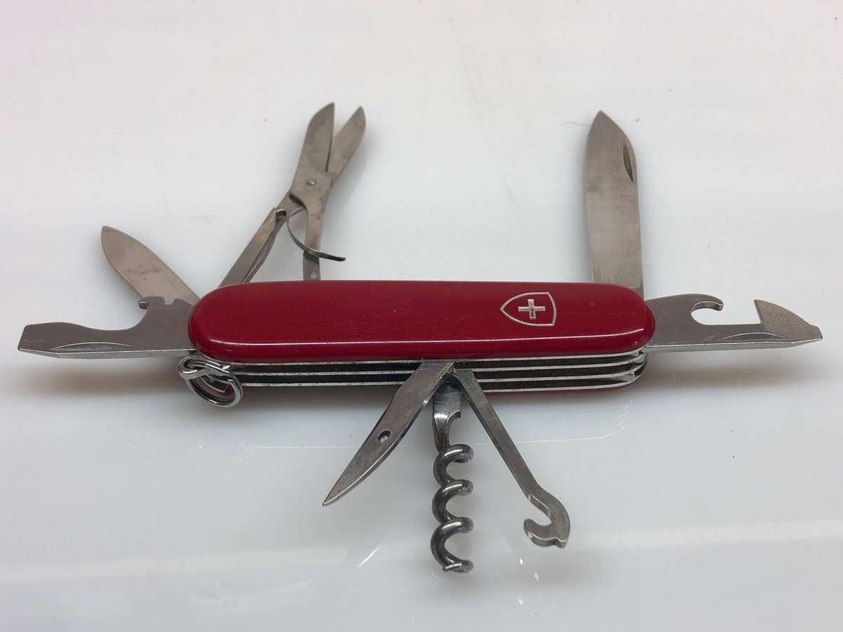 Victorinox Swiss Army Knife - Climber model with Red Scales