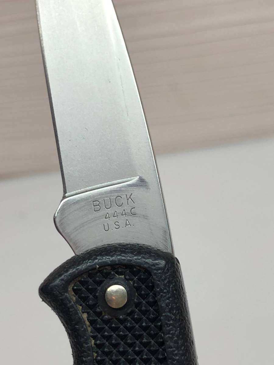 BUCKLITE BUCK 444 C USA TACTICAL LOCKBACK HUNTING SKINNING SURVIVAL FOLDING POCKET KNIFE