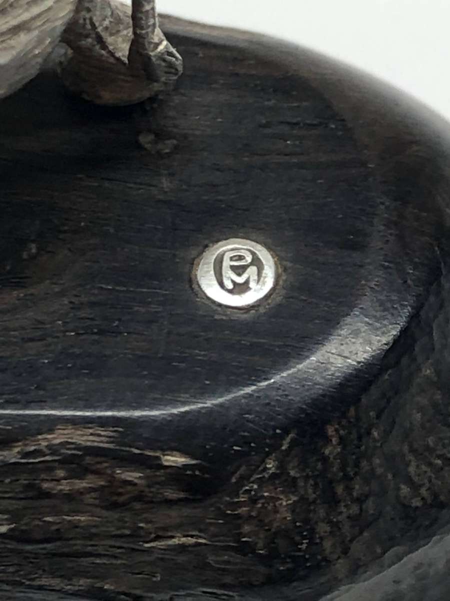 Patrick Mavros (1954 -) solid Sterling Silver Elephant sculpture 20th C Zimbabwe - 90g