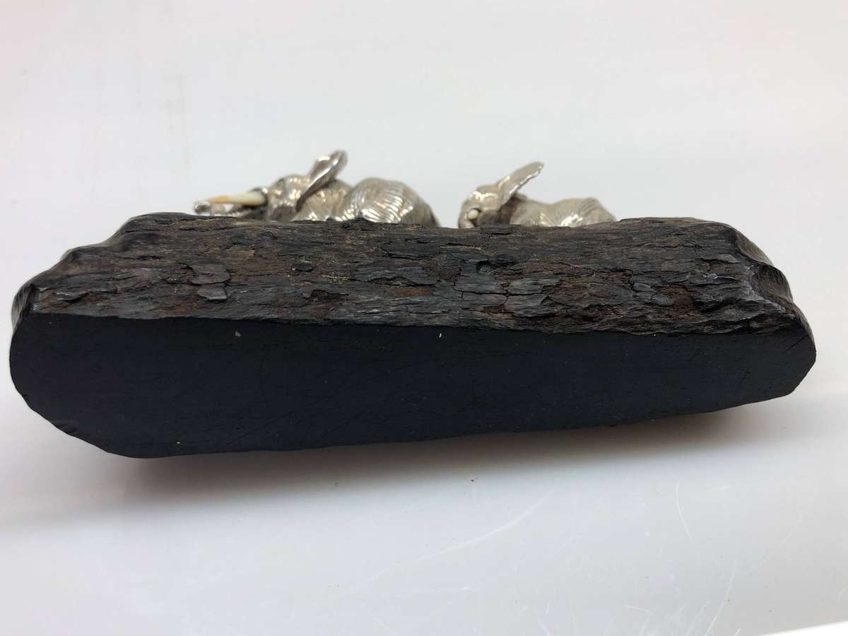 Patrick Mavros (1954 -) solid Sterling Silver Elephant sculpture 20th C Zimbabwe - 90g