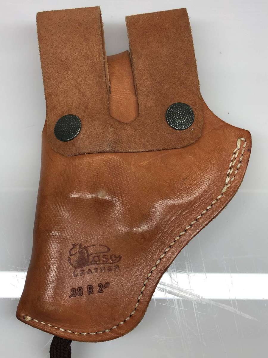 El Paso leather holster for a 38mm revolver - brand new