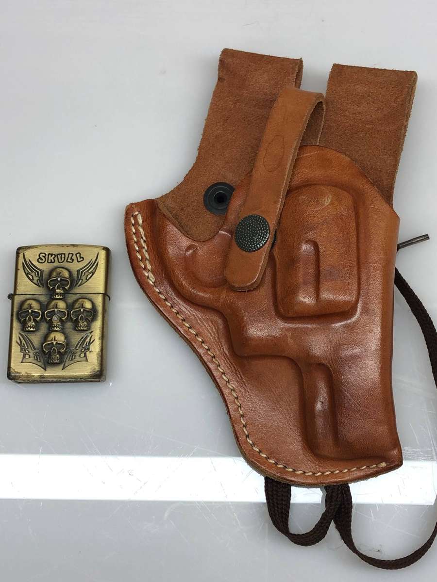 El Paso leather holster for a 38mm revolver - brand new