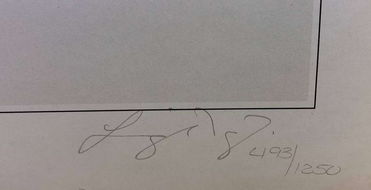 Leigh Voigt (SA 1943 - ) Limited signed and numbered edition 493 / 1250 - titled