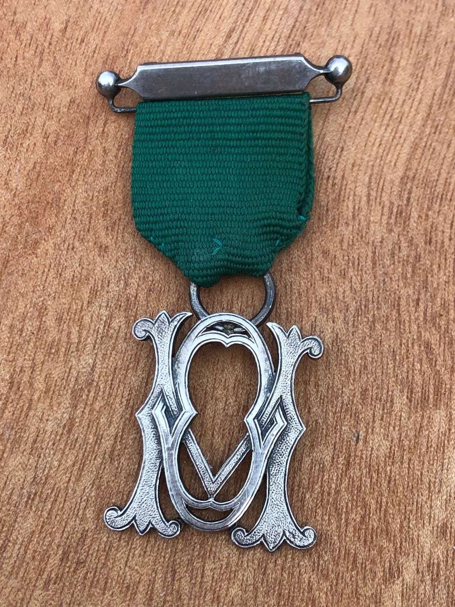 Hallmarked London sterling silver Masonic Fob Medal by Joseph Bladon dated 1899 - 12g