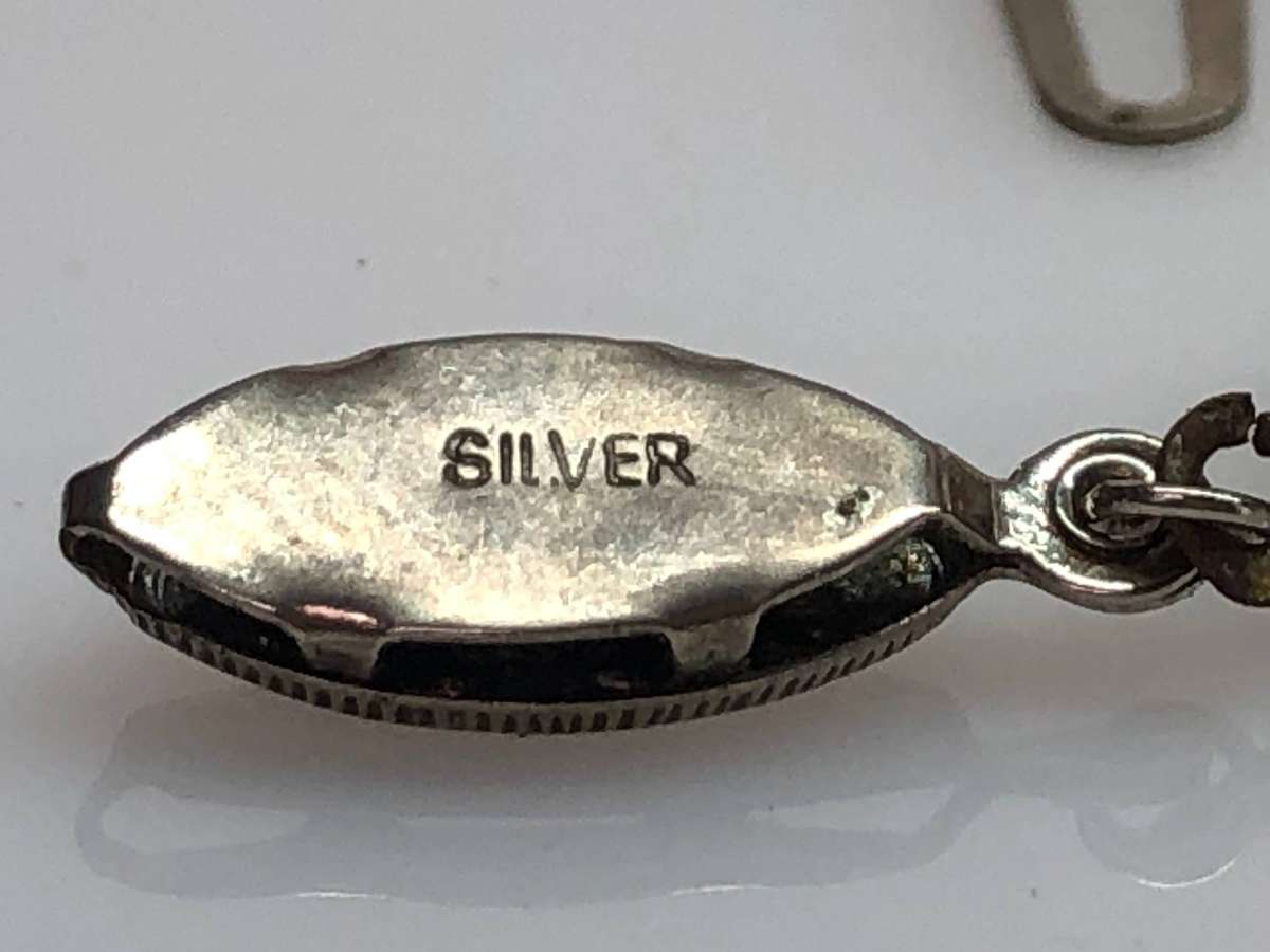 Pearl bracelet with a sterling silver clasp