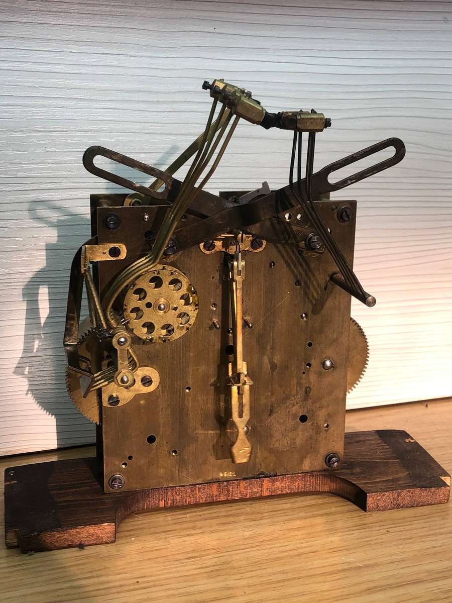 WHAT A BEAUTY !!! ANTIQUE GUSTAV BECKER MAHOGANY CASED WALL CLOCK CIRCA  EARLY 1875 WORKING 100%