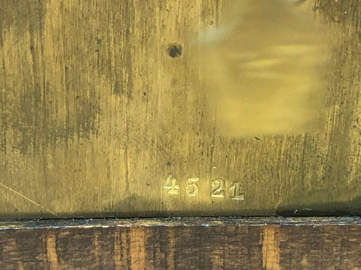 WHAT A BEAUTY !!! ANTIQUE GUSTAV BECKER MAHOGANY CASED WALL CLOCK CIRCA  EARLY 1875 WORKING 100%