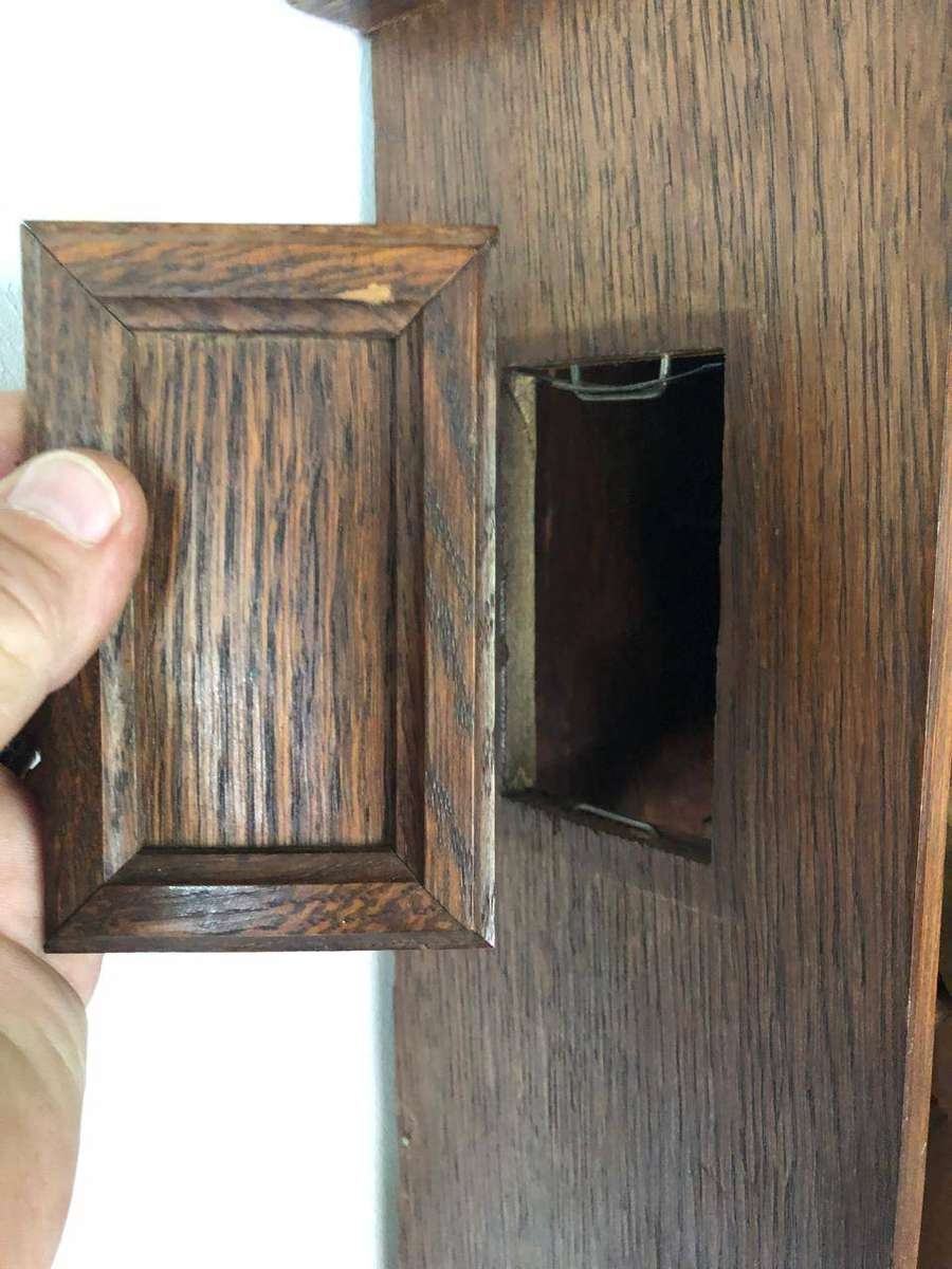 WHAT A BEAUTY !!! ANTIQUE GUSTAV BECKER MAHOGANY CASED WALL CLOCK CIRCA  EARLY 1875 WORKING 100%