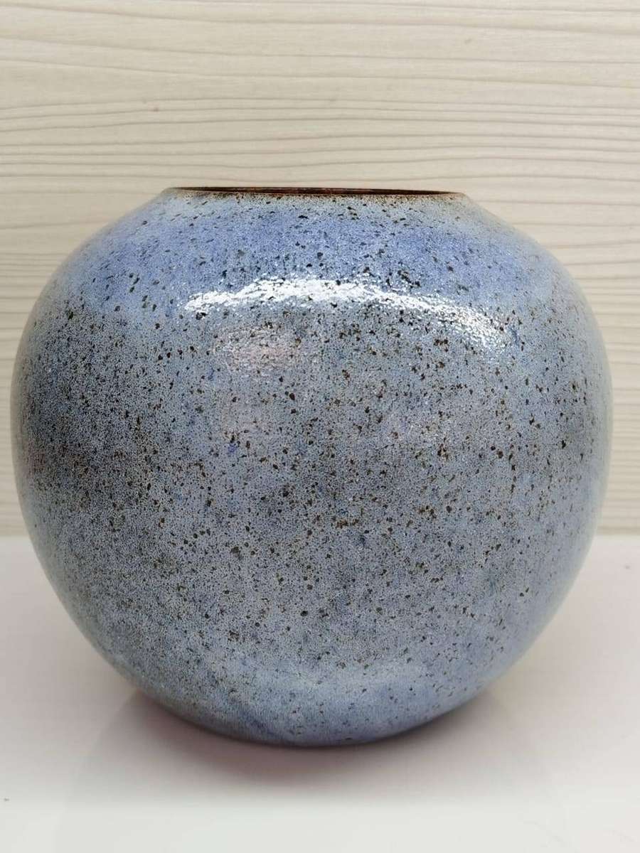 Zaalberg (Holland) Mid Century Modern Studio Art Pottery / Stoneware vase , Clearly marked