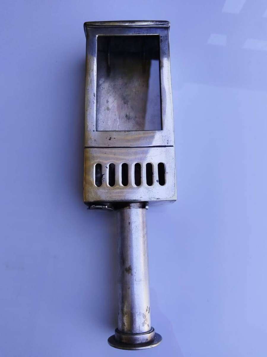 Rare !!!! Antique Victorian-era travelling or carriage candle lamp