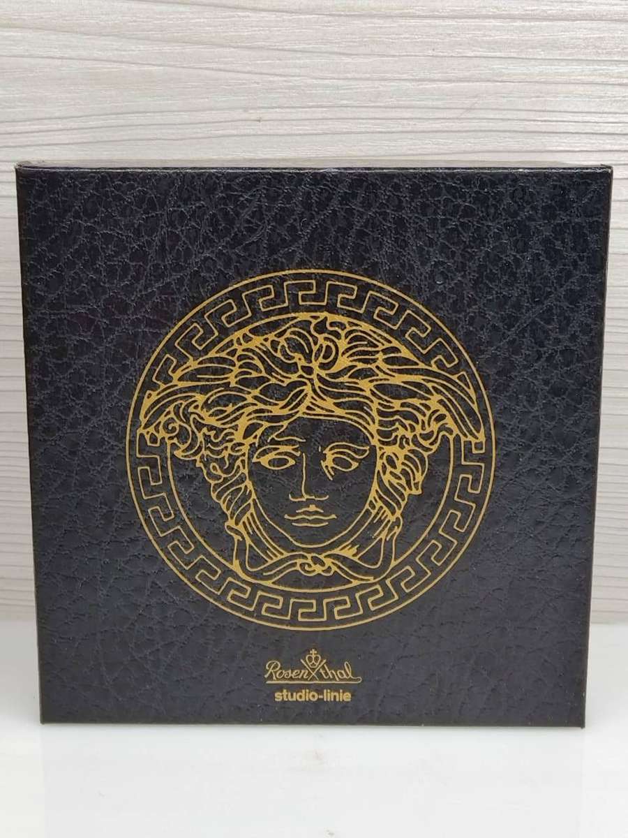 Versace for Rosenthal Studio Line "Le Roi Soleil" 1993 Porcelain Christmas Bell - MINT In Box