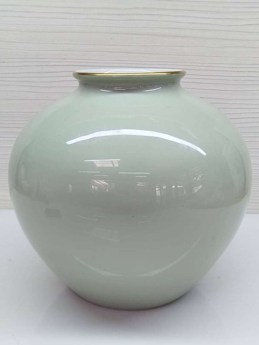 Vintage Rosenthal Selb-Germany "Model 1" Celadon Porcelain Kugelvase (1947)