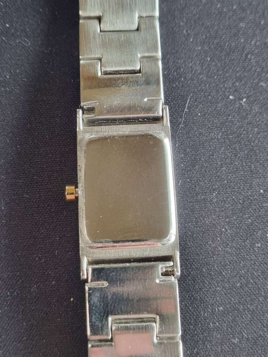 MINT 1990s Avroy Shlain Rectangular Dress Watch - Fully Working w/ Original Pouch
