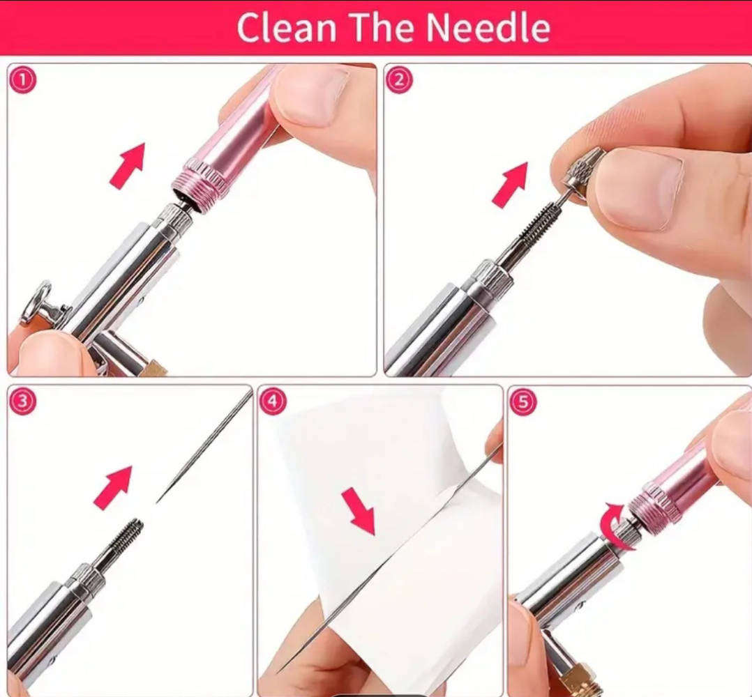 Professional Portable Airbrush kit with Compressor & Lcd display