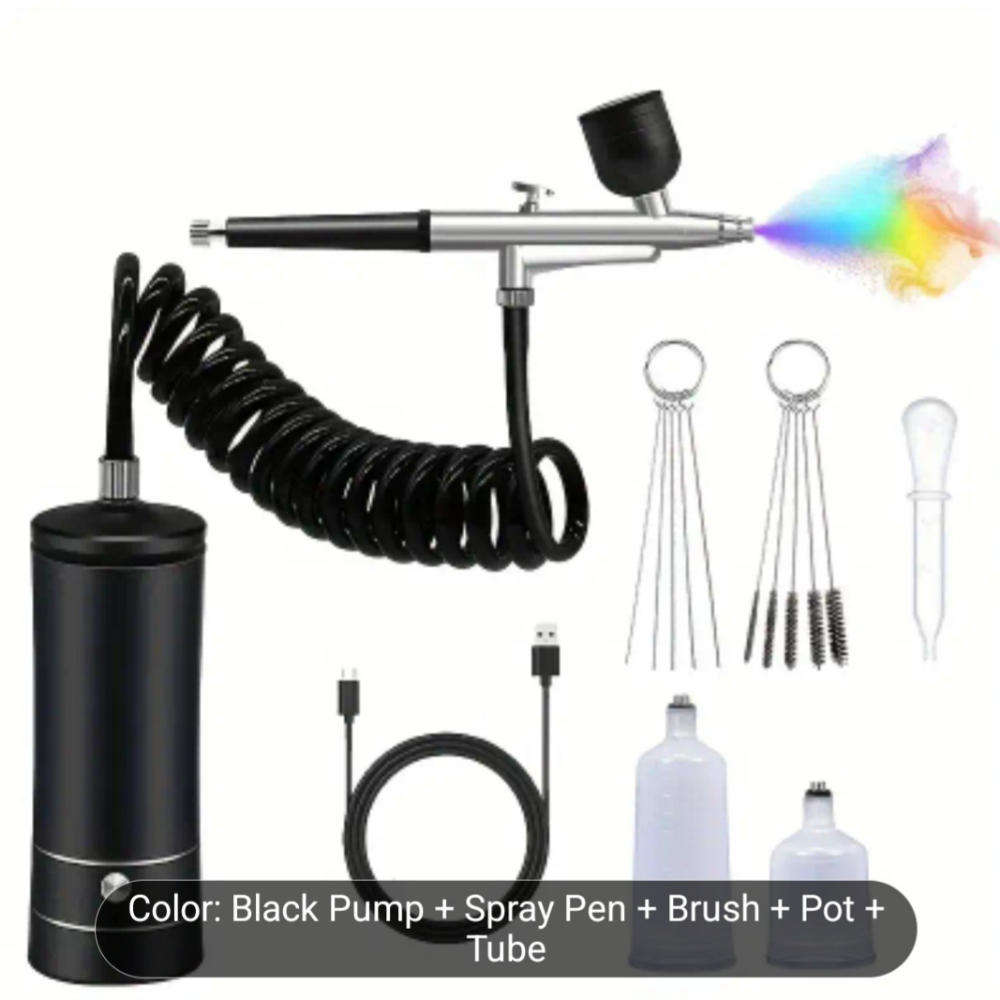 Professional Portable Airbrush kit with compressor