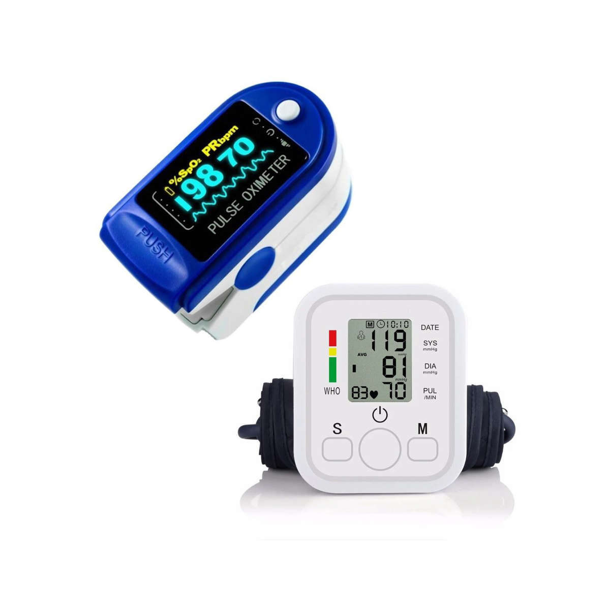 Blood Pressure Monitor & Oximeter Bundle