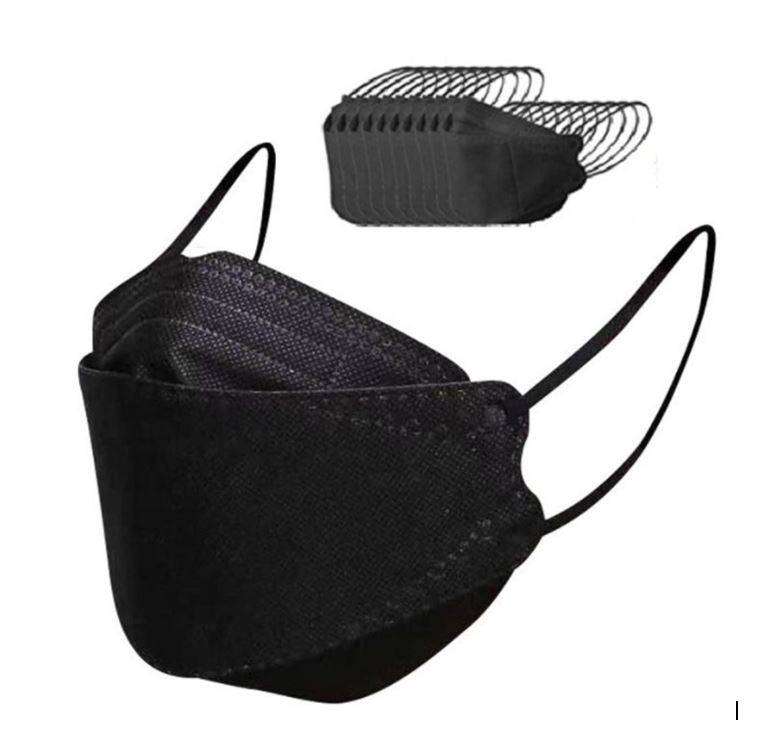 KF94 Protective Face Mask 4Ply - Black (Pack of 100)
