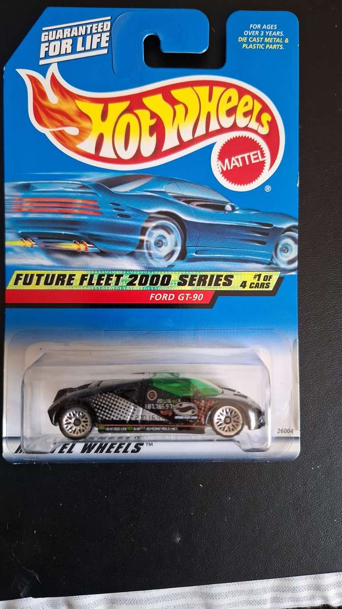 Hot Wheels Future Fleet 2000 Series Ford GT-90 001 Black 1 of 4
