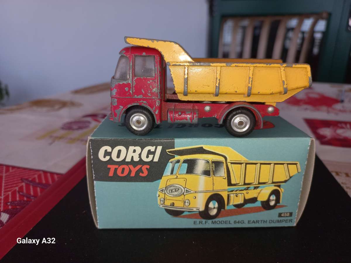 Corgi ERF dump truck