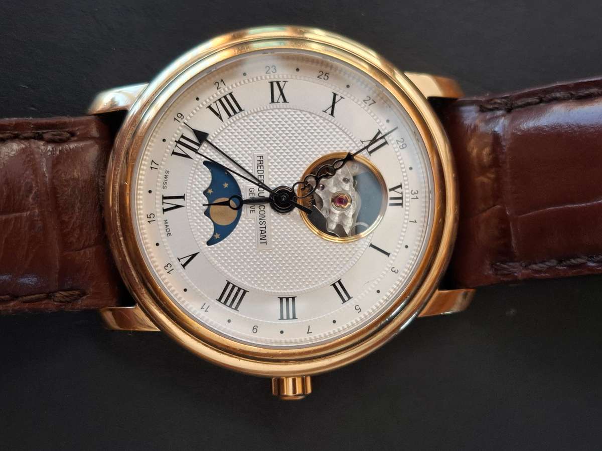 Frederique Constant Moonphase Date Watch