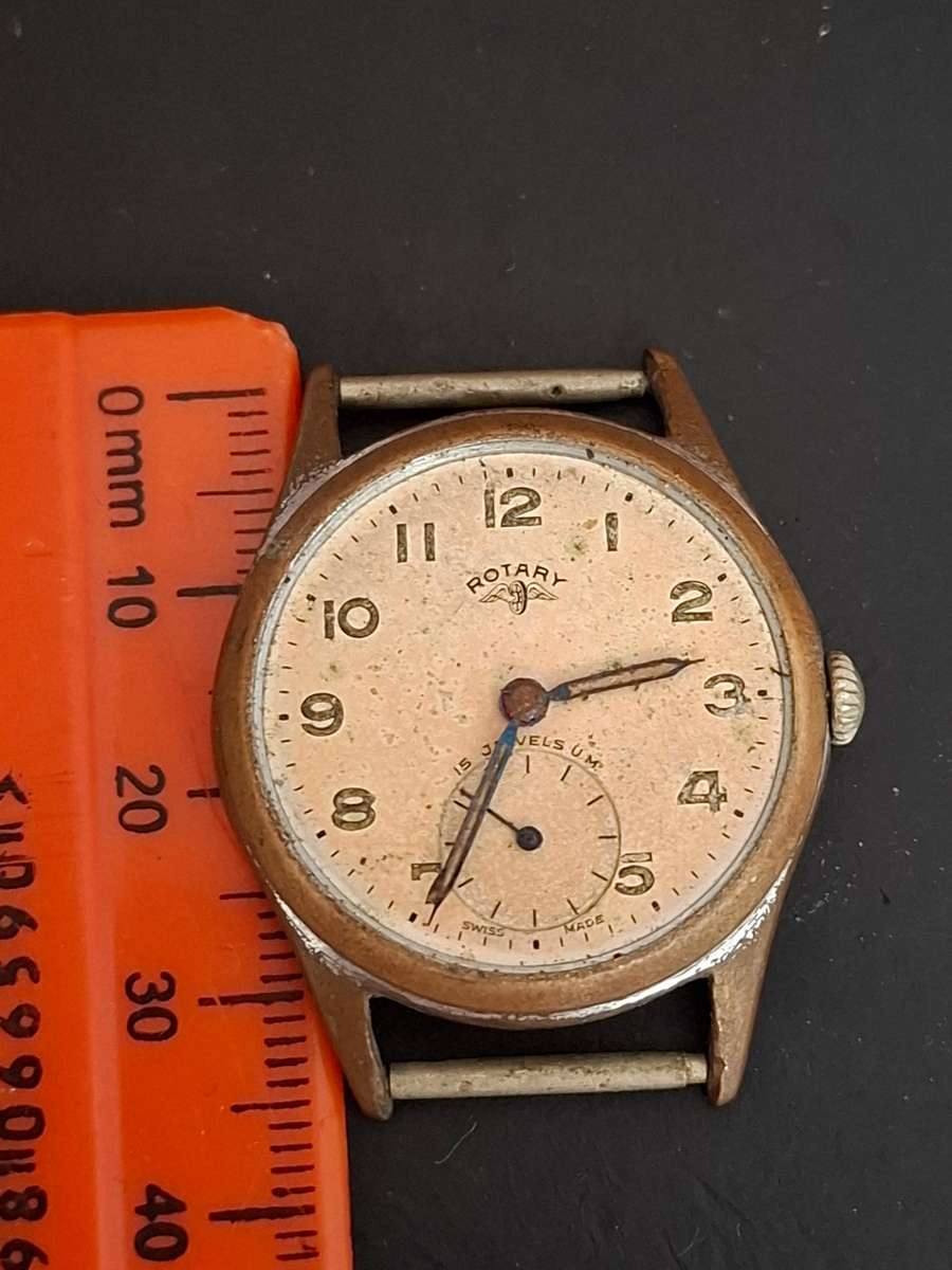 Broken Rotary Watch(NOT WORKING + No Glass)