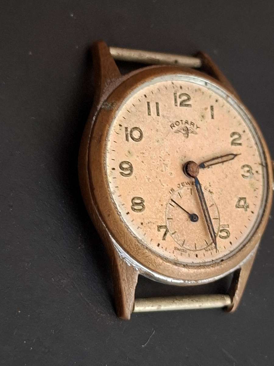 Broken Rotary Watch(NOT WORKING + No Glass)