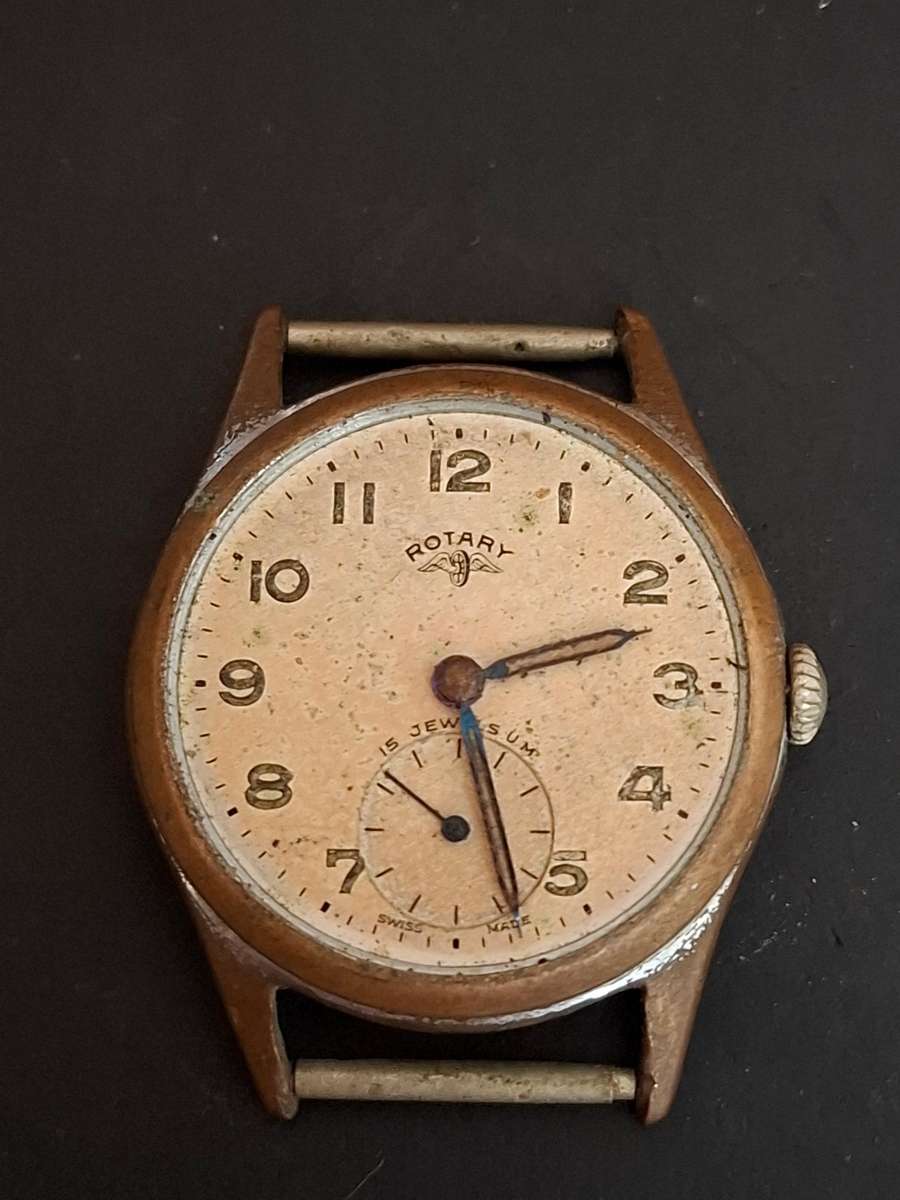 Broken Rotary Watch(NOT WORKING + No Glass)