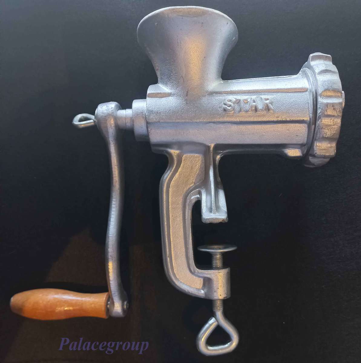 Vintage Star No: 8 Meat Mincer With Biscuit Attachment, Good Condition, Used For Biscuit Making
